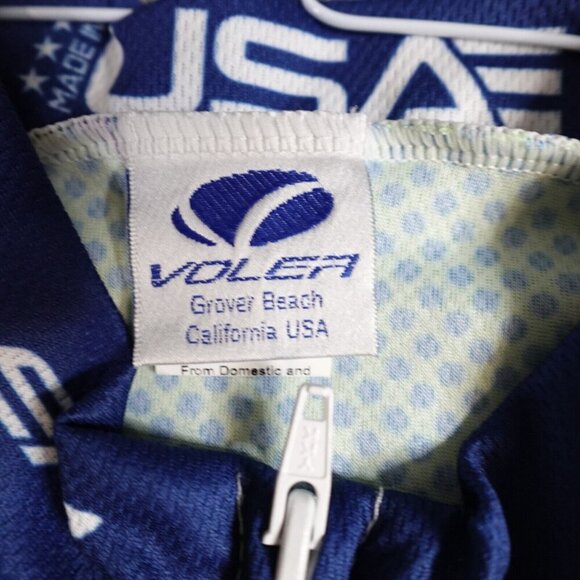 Voler Cycling Jersey Small Green Blue Full Zip Cycle for Life Double Sided CFF - Picture 2 of 6